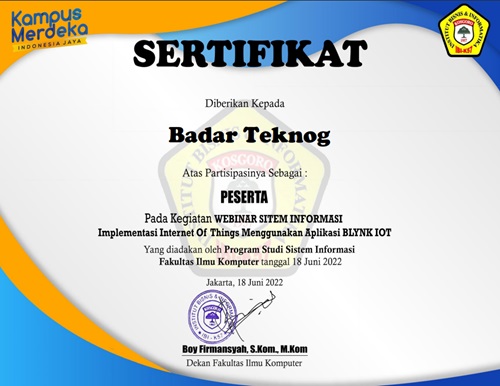 Sertifikat Webinar 1